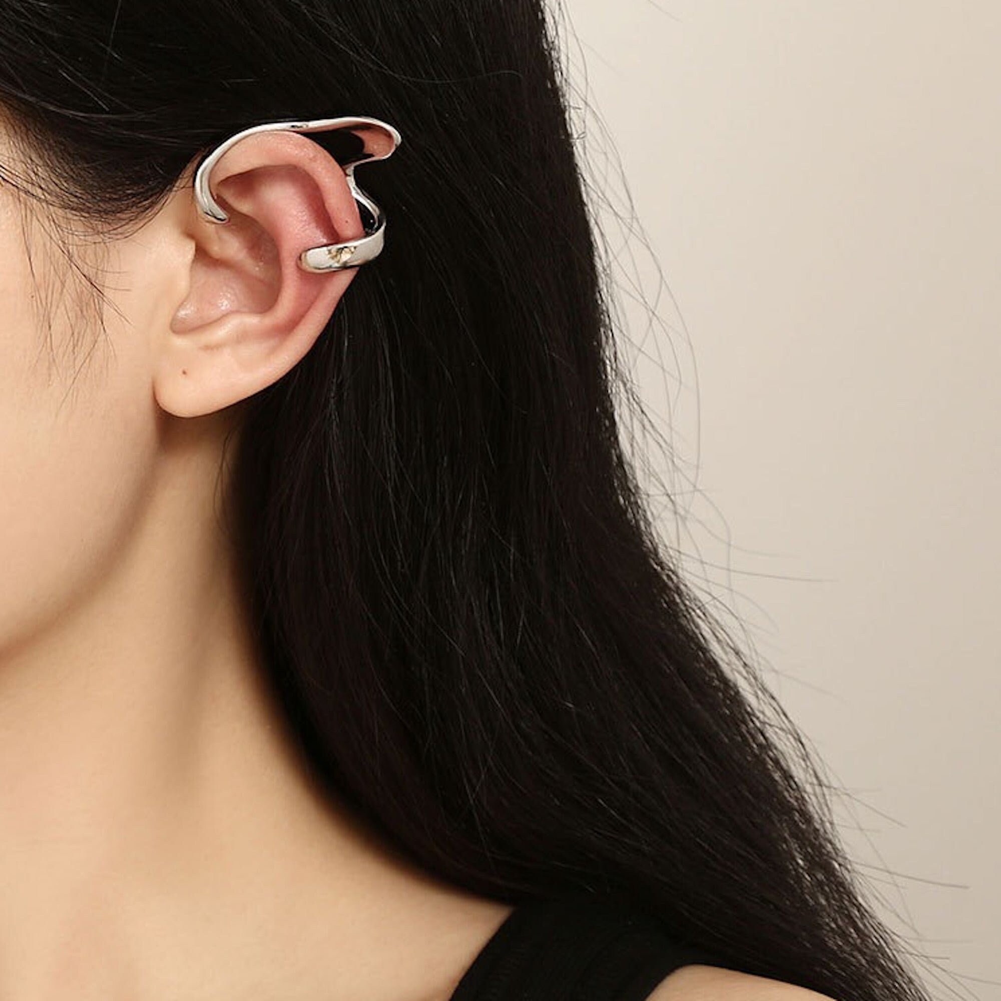 Wave Ear Cuff - Etsy