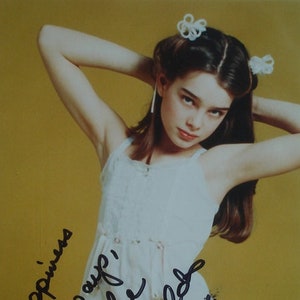 Signed 8 X 10 Photograph Of Brooke Shields Etsy