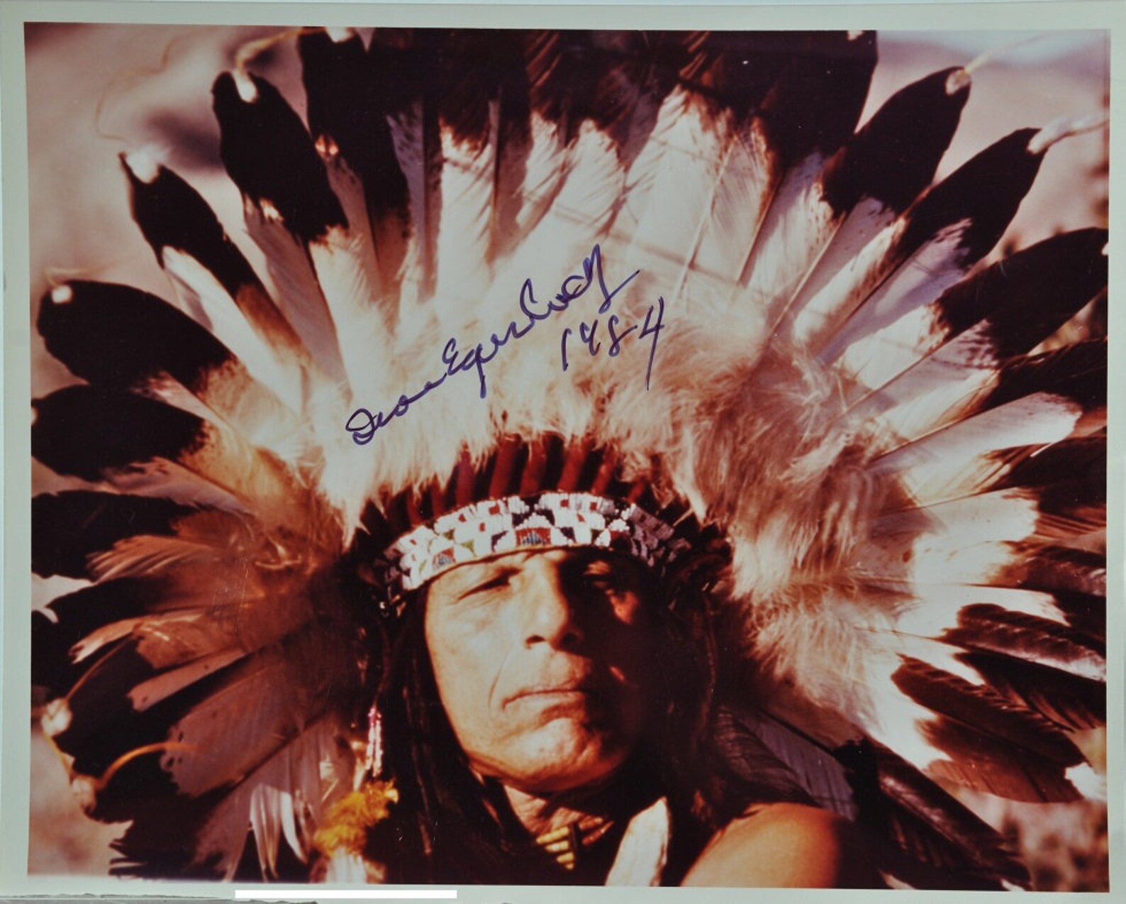 IRON EYES CODY Signed Autographed Photo Espera Oscar de Etsy