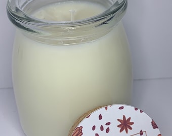 Cinnamon Chai Latte milk jar candle