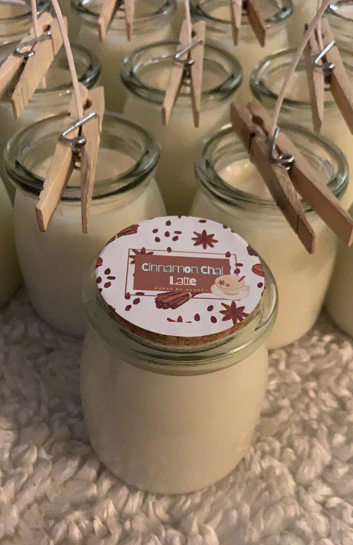 Cinnamon Chai Latte Milk Jar Candle Etsy