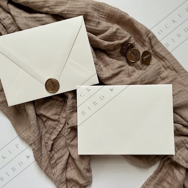 Envelope Mockup, Invitation Mockup, Wedding Stationery Mockup, Stationery Mockup, Clean Mockup, Simple Mockup, Ivory Envelope Mockup