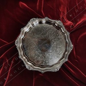 Maquete de prato de jantar, maquete de mesa de prato redondo, maquete de prato redondo, maquete de cartão, maquete de menu, maquete de casamento, foto de estoque estilizada, maquete JPG