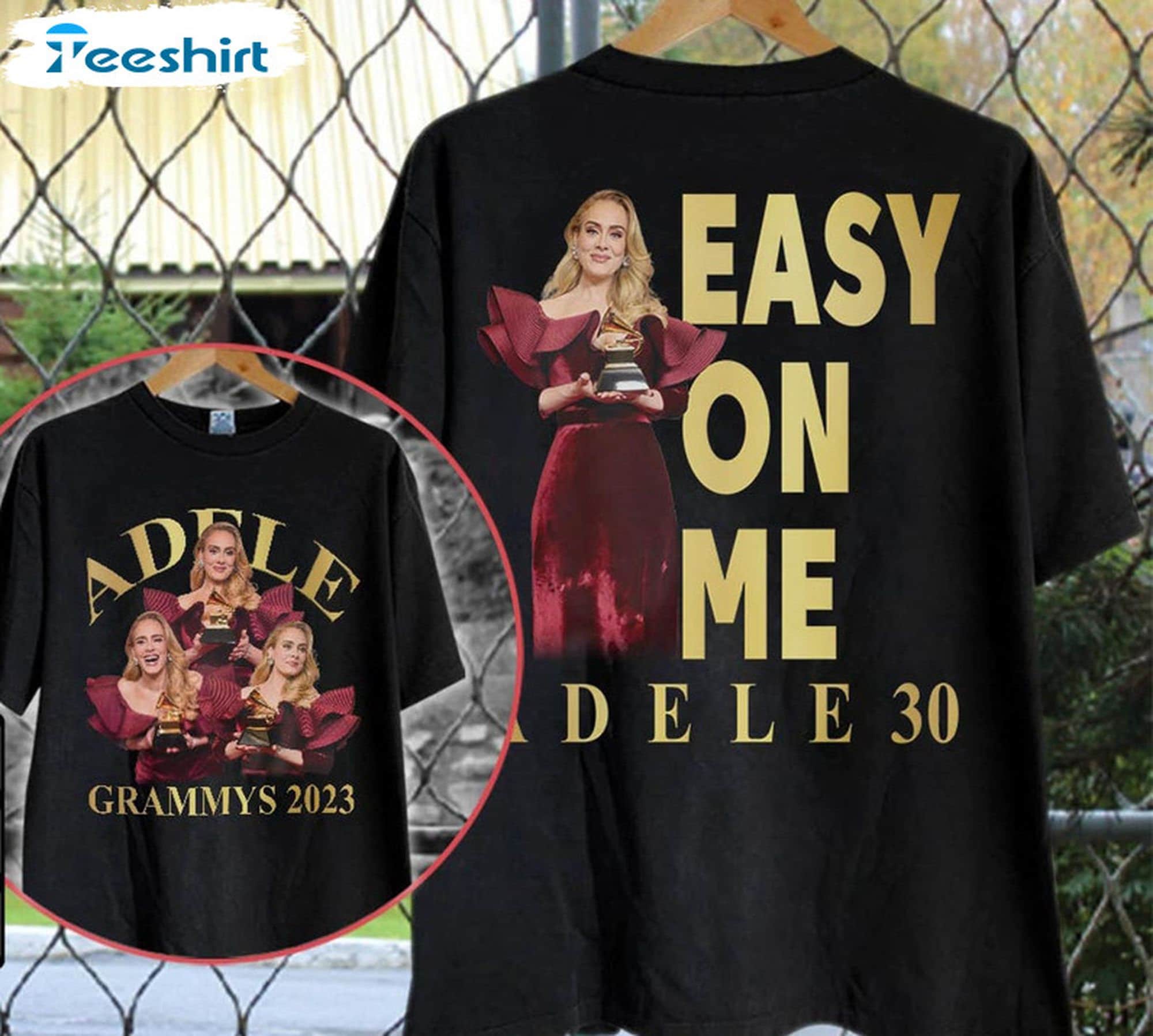 Discover The Grammys 2023 Adele gewinnt Bestes Pop Solo Zweiseitiges T-Shirt