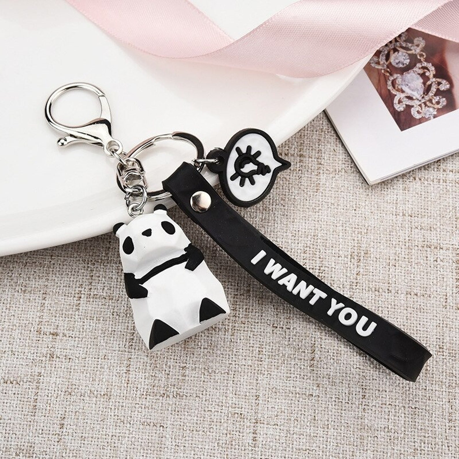Fashion Stereo Cute Keychain Key ring Multiple Animal Etsy