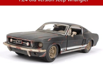 Coche Auto Tuning Ford MUSTANG Gt Escala 1:24 diecast colección miniaturas