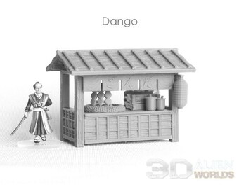 Samurai Market Stall - Dango por 3D Alien World