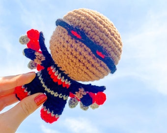 Marvel's Falcon (Sam Wilson) Amigurumi Crochet Pattern PDF (Avengers, Falcon and the Winter Soldier, Captain America)