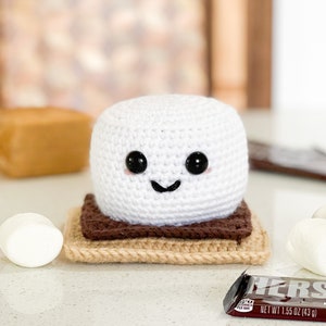 Wzór na szydełkową maskotkę S&#39;mores w formacie PDF