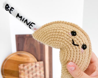 Fortune Cookie Crochet Plushie PDF