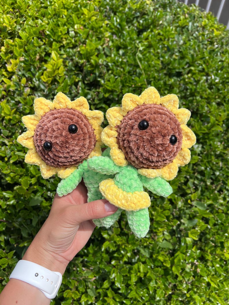 Sunflower Boy & Sun Girl Amigurumi Crochet Pattern - 4 in 1 PDF for Spring/Summer image 12