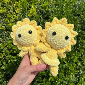 Sunflower Boy & Sun Girl Amigurumi Crochet Pattern - 4 in 1 PDF for Spring/Summer image 14