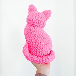 Modèle PDF au crochet pour chat assis