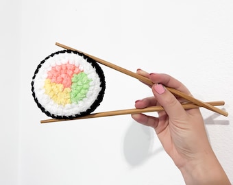 Easy No Sew Amigurumi Sushi Crochet Pattern PDF - Instant Download