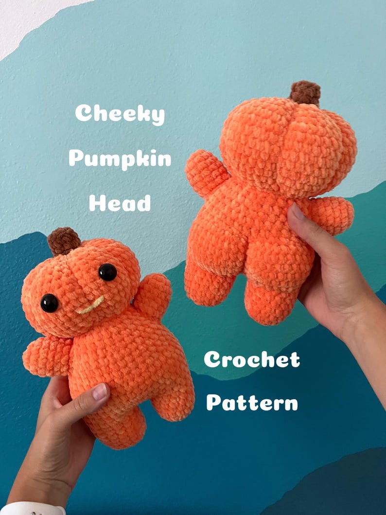 Motif au crochet citrouille coquine - Peluche Amigurumi pour Halloween (téléchargement PDF) image 5
