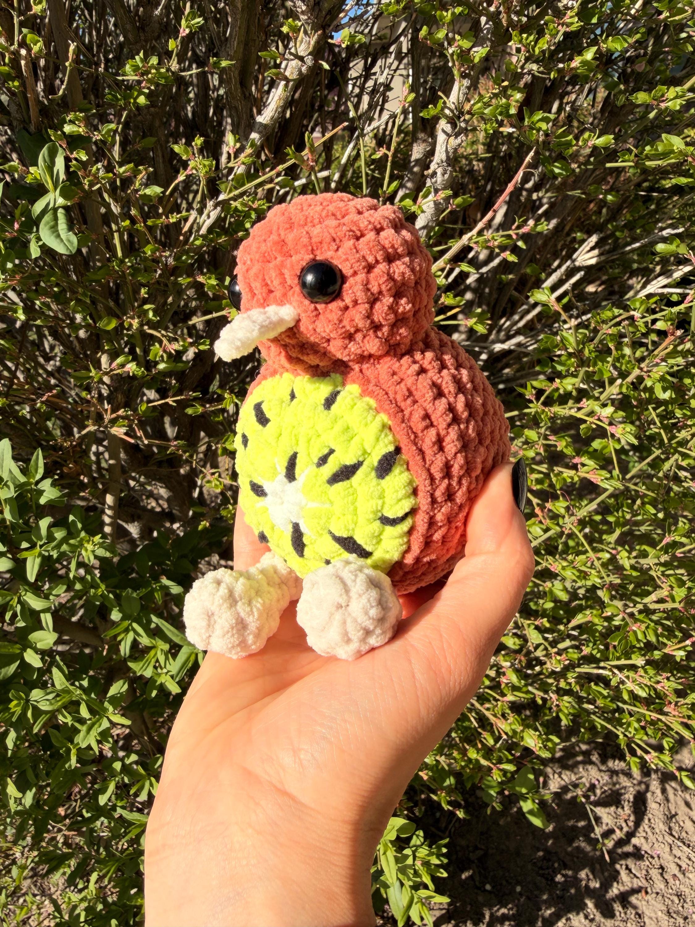 Iwi Bird Pattern Kiwi Bird Punimal Crochet Pattern PDF | Amigurumi Plush Toy (beginner ...