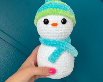 Crochet Amigurumi Snowman Plushie Pattern PDF