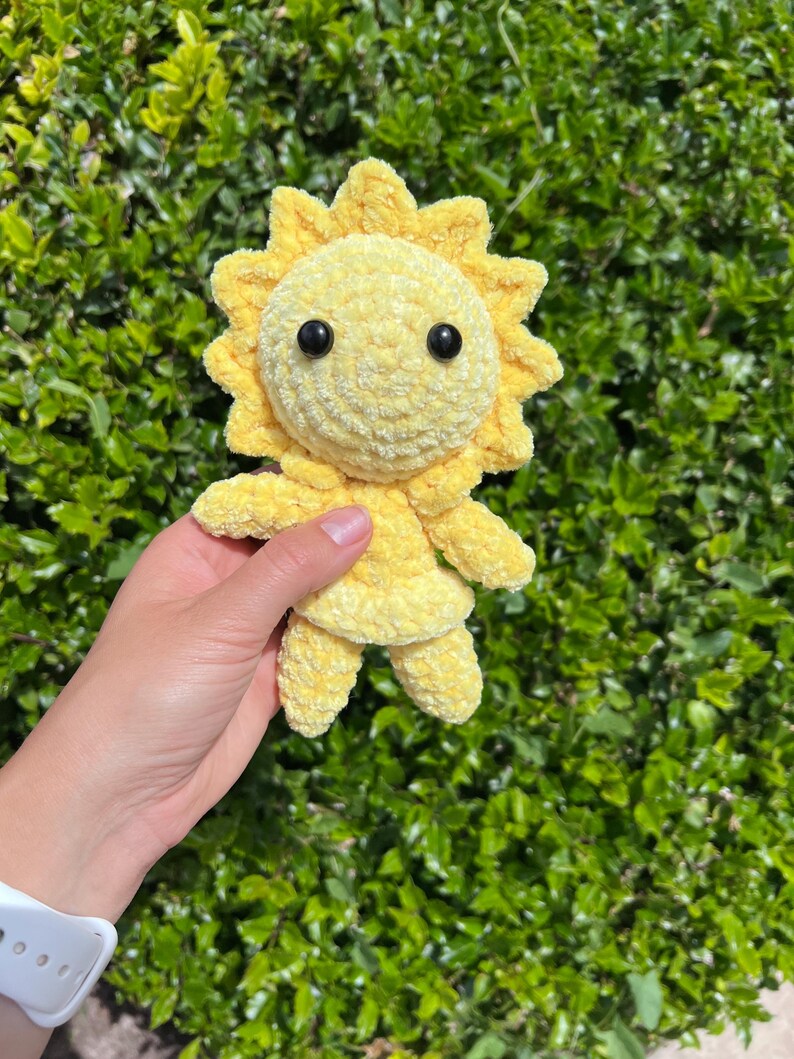 Sunflower Boy & Sun Girl Amigurumi Crochet Pattern - 4 in 1 PDF for Spring/Summer image 13