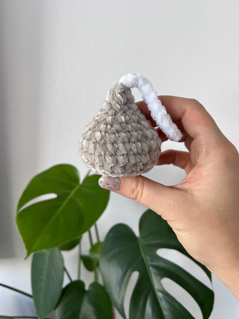 Crocheted Amigurumi Hershey's Chocolate Kiss Pattern | Quick & Simple for Easter Baskets image 8