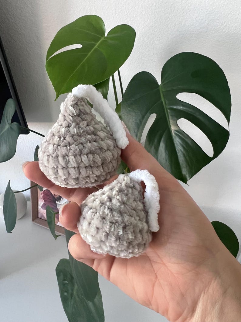 Crocheted Amigurumi Hershey's Chocolate Kiss Pattern | Quick & Simple for Easter Baskets image 6