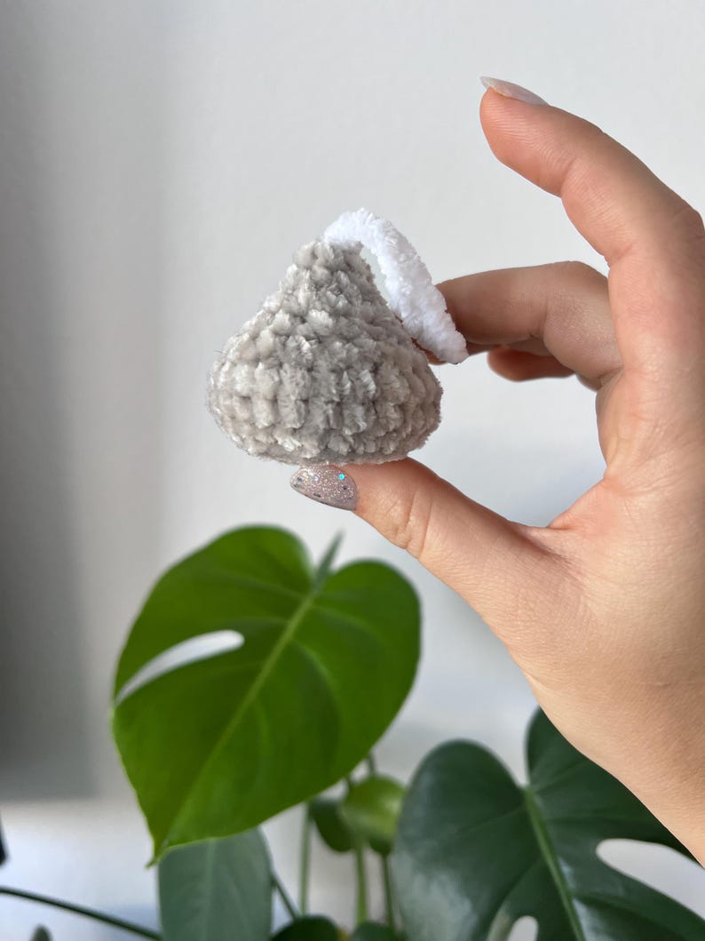 Crocheted Amigurumi Hershey's Chocolate Kiss Pattern | Quick & Simple for Easter Baskets image 7