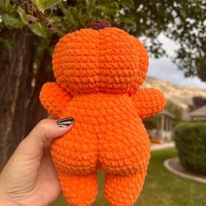 Motif au crochet citrouille coquine - Peluche Amigurumi pour Halloween (téléchargement PDF) image 10
