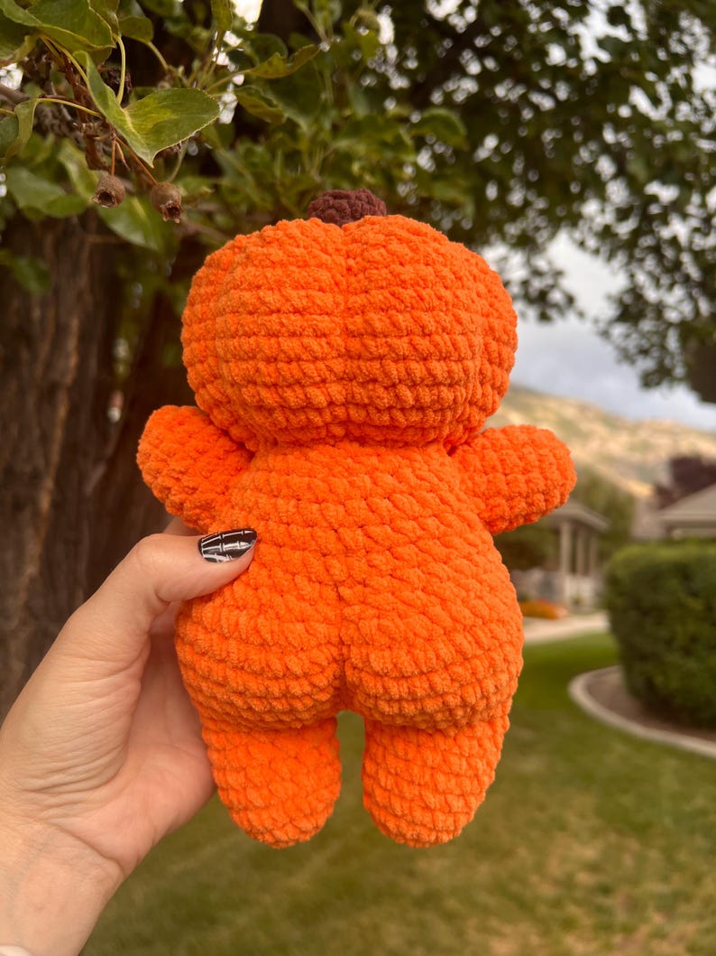 Motif au crochet citrouille coquine - Peluche Amigurumi pour Halloween (téléchargement PDF) image 10