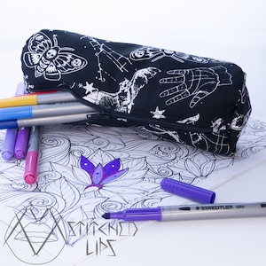 Round Zip Case - Mystical Gothic