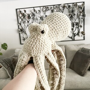 Octopus Stuffed Animal, Sea Animal, Octopus Gifts, Nursery Decor, Large Stuffed Animals, Under The Sea Nursery, Toddler Boy Gift imagem 4