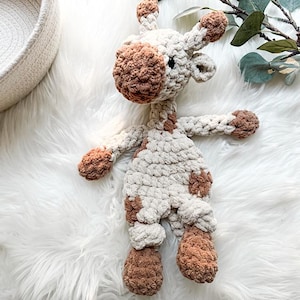 Giraffe Baby Lovey Snuggler, Safari Baby Shower Gift, Baby Cuddle Blanket, Tropical Nursery Decor, Security Blanket, Safari Baby Gift