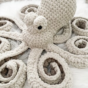 Octopus Stuffed Animal, Sea Animal, Octopus Gifts, Nursery Decor, Large Stuffed Animals, Under The Sea Nursery, Toddler Boy Gift imagem 7