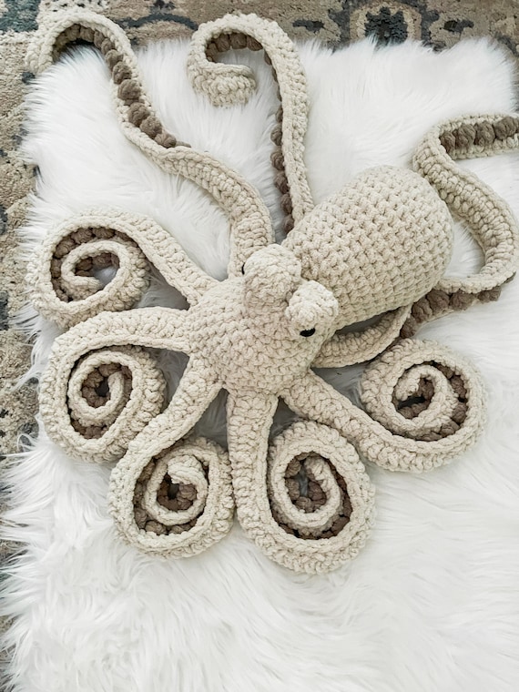 Octopus Stuffed Animal, Sea Animal, Octopus Gifts, Nursery Decor, Large Stuffed Animals, Under The Sea Nursery, Toddler Boy Gift