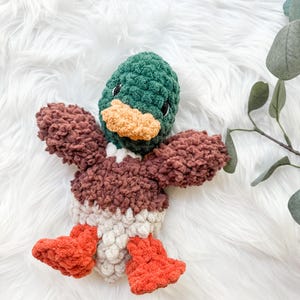Mallard Duck Lovey Snuggler, Soft Baby Toy, Hunting Nursery Decor, Baby Boy Gift, Mallard Duck Baby Lovey Blanket, Security Blanket, Baby