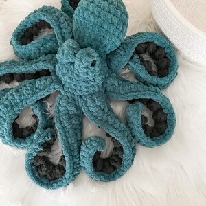 Octopus Stuffed Animal, Sea Animal, Octopus Gifts, Nursery Decor, Large Stuffed Animals, Under The Sea Nursery, Toddler Boy Gift imagem 3