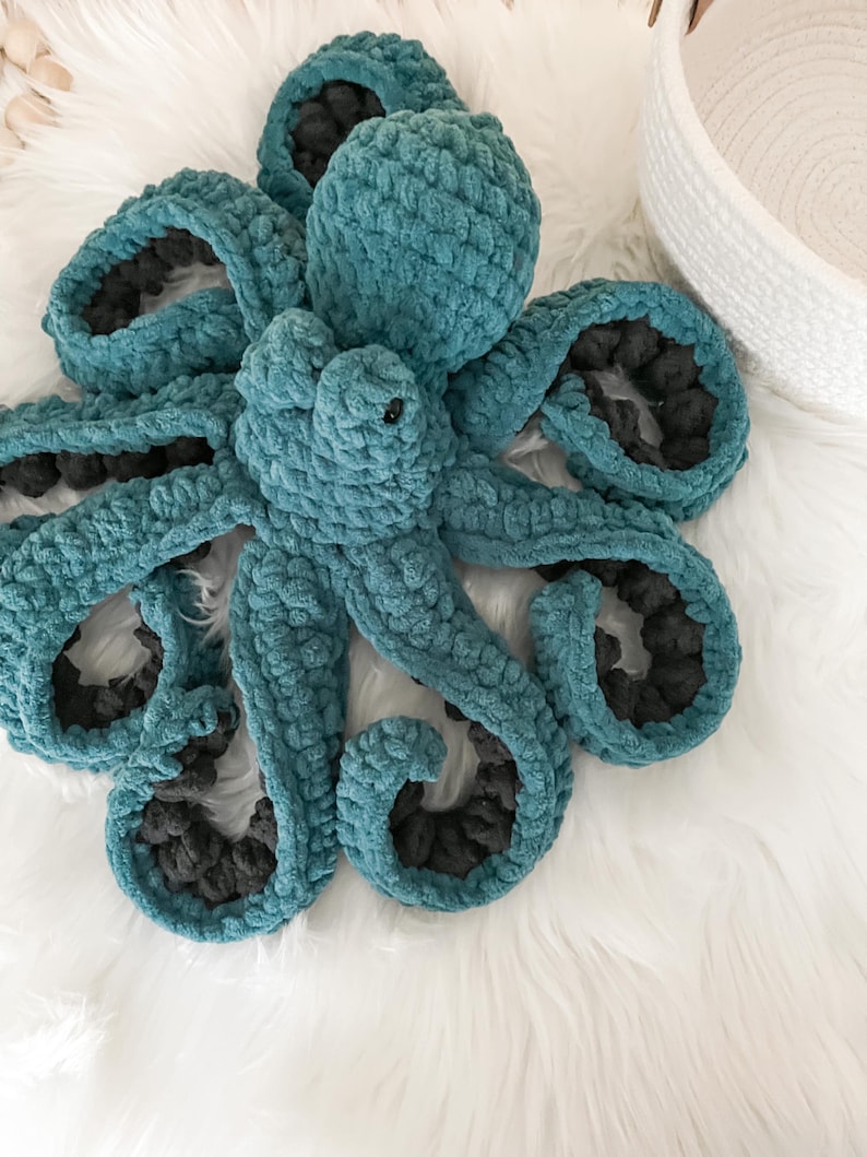 Octopus Stuffed Animal, Sea Animal, Octopus Gifts, Nursery Decor, Large Stuffed Animals, Under The Sea Nursery, Toddler Boy Gift imagem 3