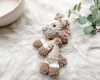 Crochet Horse Lovey, Western Baby Gift, Crochet Farm Animal, Pony Lovey, Western Nursery Decor, Horse Baby Girl Gift