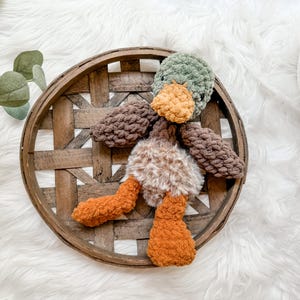Mallard Duck Snuggler Lovey, Duck Nursery Decor, Baby Snuggle Animal, Hunting Themed Nursery, Baby Cuddle Blanket, Duck Baby Toy