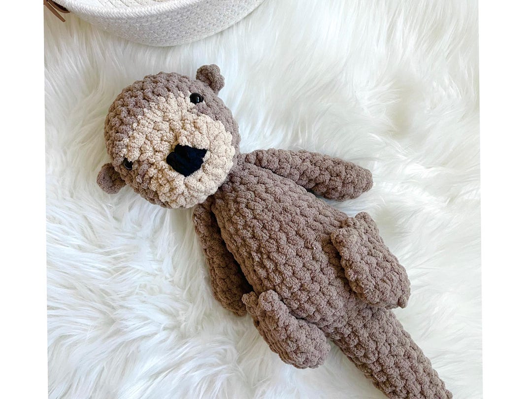  Foto zu Otter Stuffed Animal, Brown Otter Lovey, Wildlife Stuffed Animal, Sea 