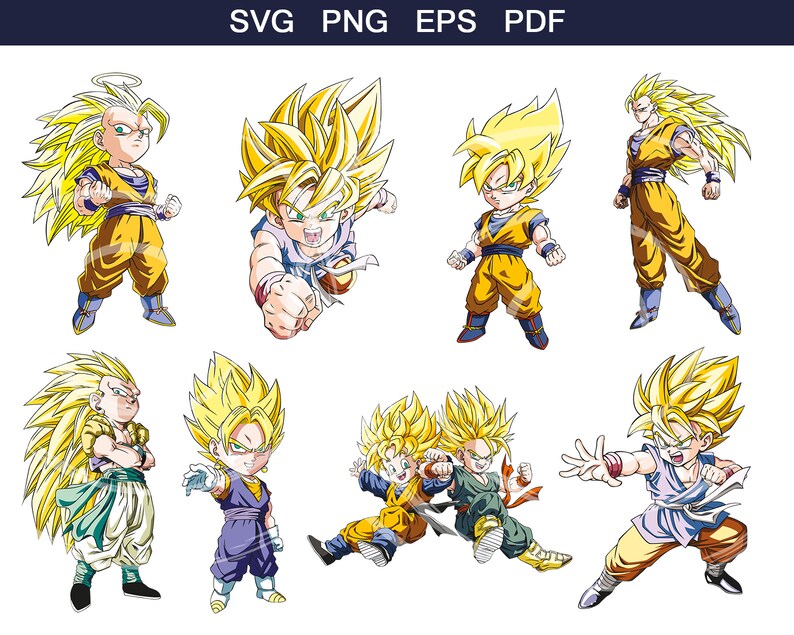 Free Free 294 Son Goku Svg SVG PNG EPS DXF File