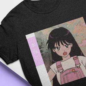 90er Jahre Anime Mädchen | Harajuku Hemd | Anime Mädchen | Anime Shirt | japanisches Ästhetisches Shirt | Streetwear Shirt | retro japanische mode | Pastell