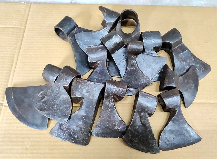 Antique Original Hand Crafted Cast Iron Axe Head Old Tribal Etsy Israel