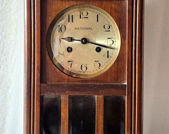 Warminkのアンティークなオランダ製ザーンセ壁掛け時計 – ミッド