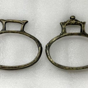 Rare Vintage Brass Horse Stirrups Oval Shape Horse Paddal Foot Rest Collectible Home Decor