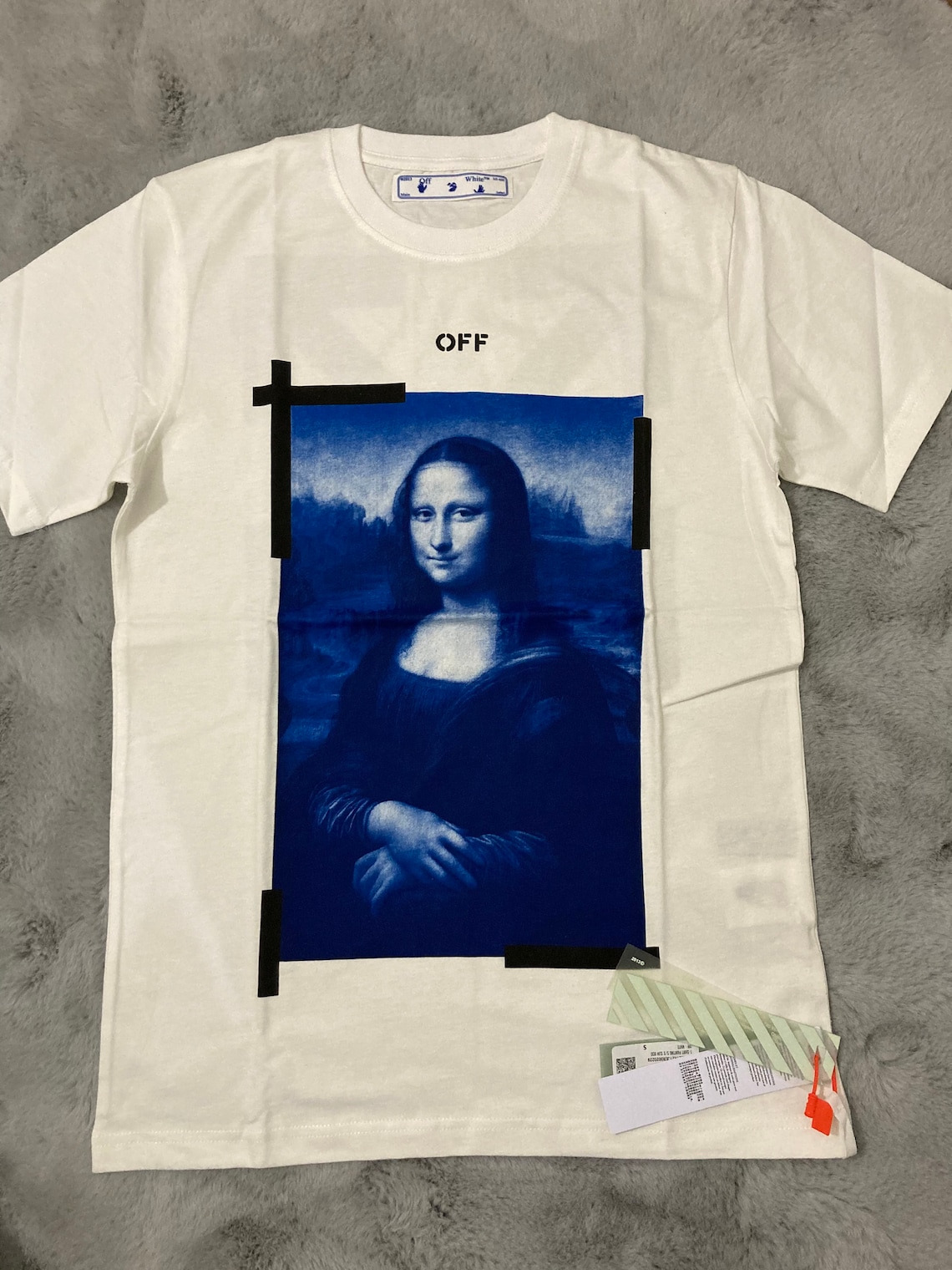 Authentic OffWhite X Mona Lisa Tshirt Size S2XL European Etsy