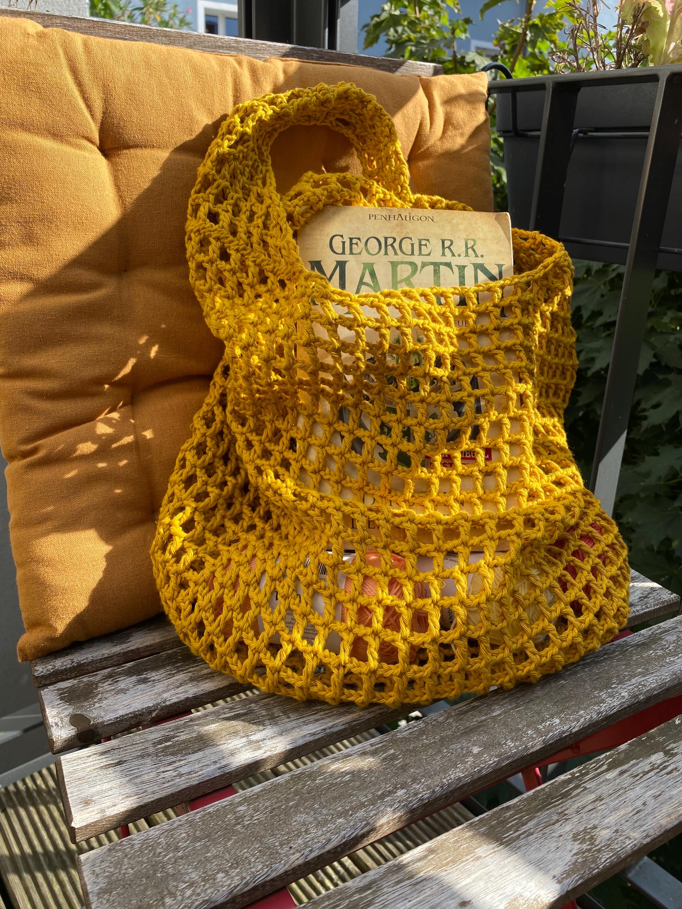 tote bag | crocheted