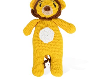 Hand Knitted Animal Doll | Ricky the Lion