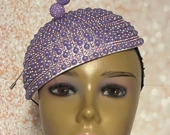 70s Bollman Hat Co Wool Felt Cloche Hat With Bow Purple  display picture 1