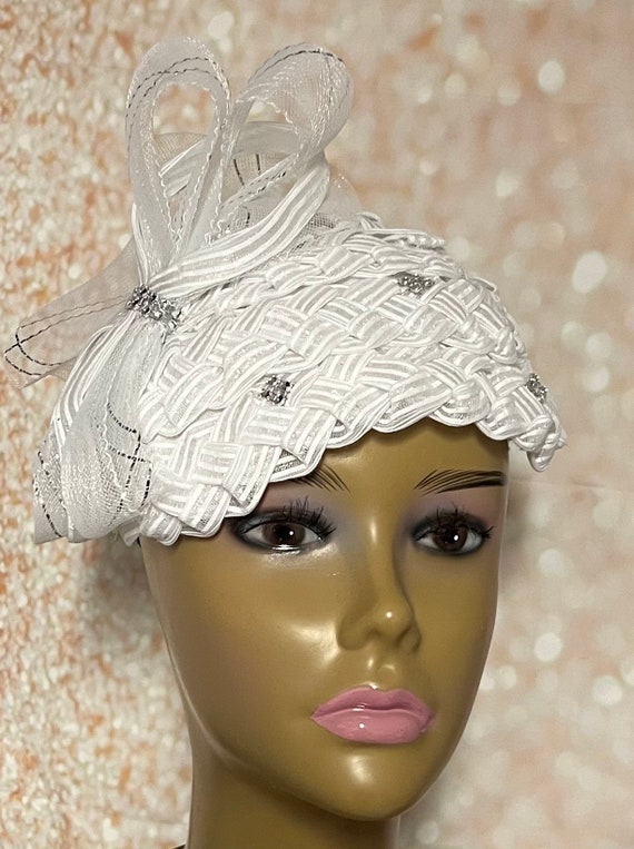 Church hats best sale with rhinestones