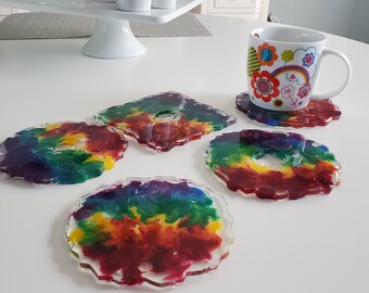 PRIDE Rainbow coasters