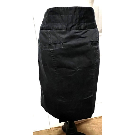Vintage Chadwicks Pencil Skirt Sz 12 Black with P… - image 6